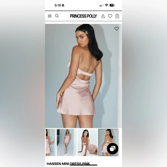 Princess Polly Hansen Mini Dress - Picture 2 of 6